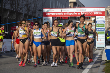 Fotos de los campeonatos de marcha, en Pamplona.