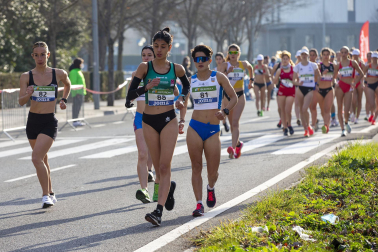 Fotos de los campeonatos de marcha, en Pamplona.
