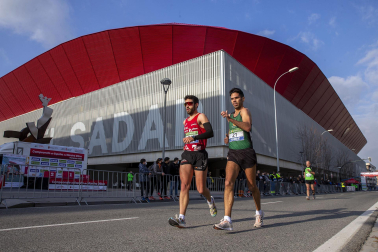 Fotos de los campeonatos de marcha, en Pamplona.