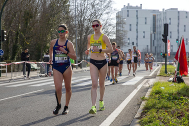 Fotos de los campeonatos de marcha, en Pamplona.