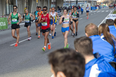 Fotos de los campeonatos de marcha, en Pamplona.