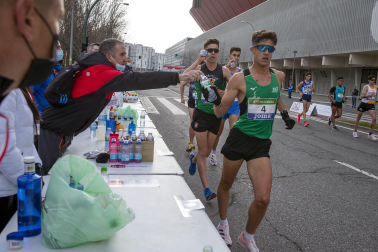 Fotos de los campeonatos de marcha, en Pamplona.