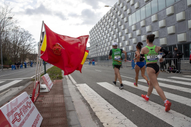 Fotos de los campeonatos de marcha, en Pamplona.