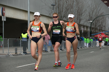 Fotos de los campeonatos de marcha, en Pamplona.