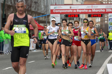Fotos de los campeonatos de marcha, en Pamplona.