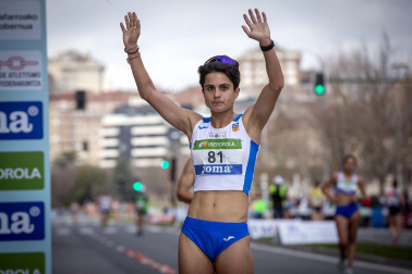 Fotos de los campeonatos de marcha, en Pamplona.