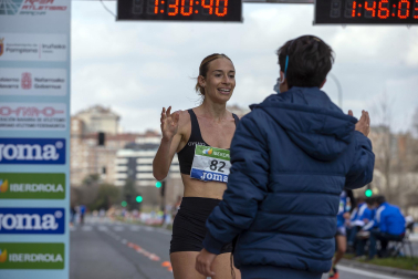 Fotos de los campeonatos de marcha, en Pamplona.