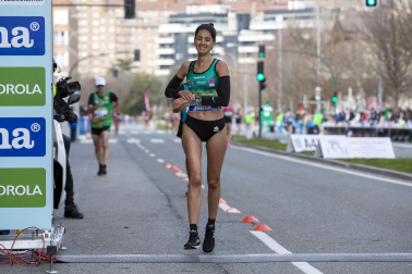 Fotos de los campeonatos de marcha, en Pamplona.