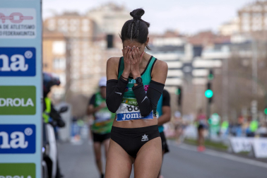 Fotos de los campeonatos de marcha, en Pamplona.