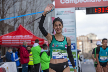 Fotos de los campeonatos de marcha, en Pamplona.