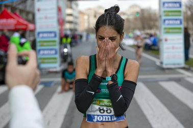 Fotos de los campeonatos de marcha, en Pamplona.