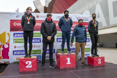 Fotos de los campeonatos de marcha, en Pamplona.