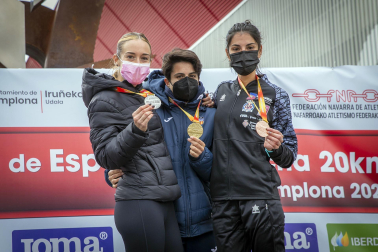 Fotos de los campeonatos de marcha, en Pamplona.