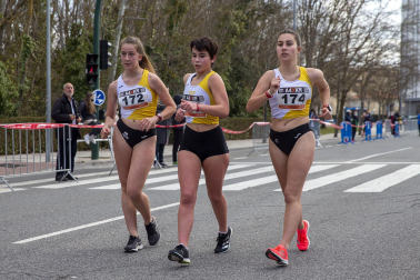 Fotos de los campeonatos de marcha, en Pamplona.