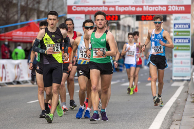 Fotos de los campeonatos de marcha, en Pamplona.