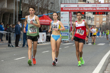 Fotos de los campeonatos de marcha, en Pamplona.