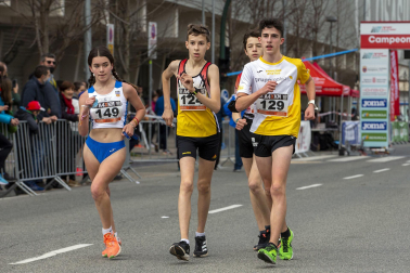 Fotos de los campeonatos de marcha, en Pamplona.