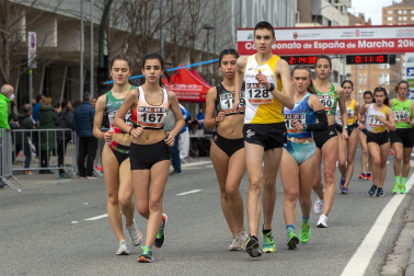 Fotos de los campeonatos de marcha, en Pamplona.