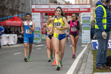 Fotos de los campeonatos de marcha, en Pamplona.
