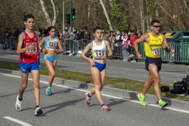 Fotos de los campeonatos de marcha, en Pamplona.