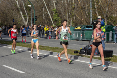 Fotos de los campeonatos de marcha, en Pamplona.