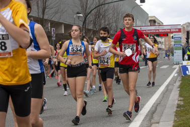 Fotos de los campeonatos de marcha, en Pamplona.