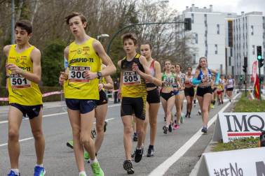 Fotos de los campeonatos de marcha, en Pamplona.