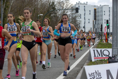 Fotos de los campeonatos de marcha, en Pamplona.