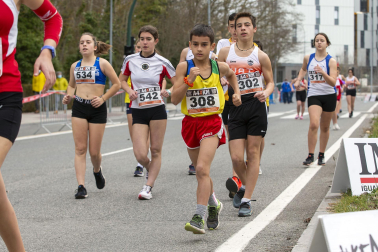 Fotos de los campeonatos de marcha, en Pamplona.
