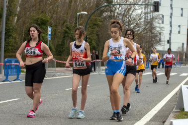 Fotos de los campeonatos de marcha, en Pamplona.