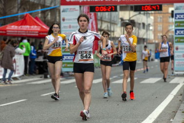 Fotos de los campeonatos de marcha, en Pamplona.