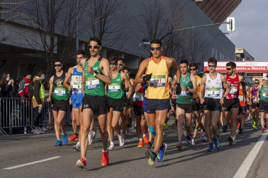 Fotos de los campeonatos de marcha, en Pamplona.