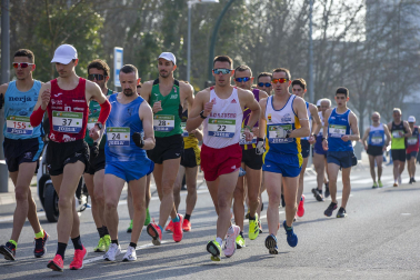 Fotos de los campeonatos de marcha, en Pamplona.