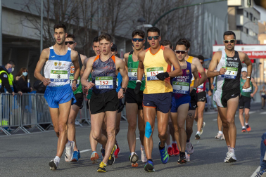 Fotos de los campeonatos de marcha, en Pamplona.