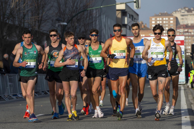 Fotos de los campeonatos de marcha, en Pamplona.