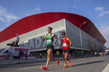 Fotos de los campeonatos de marcha, en Pamplona.