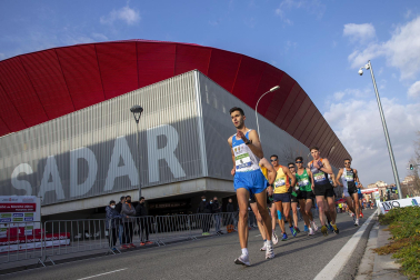 Fotos de los campeonatos de marcha, en Pamplona.