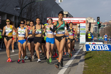 Fotos de los campeonatos de marcha, en Pamplona.
