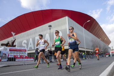 Fotos de los campeonatos de marcha, en Pamplona.