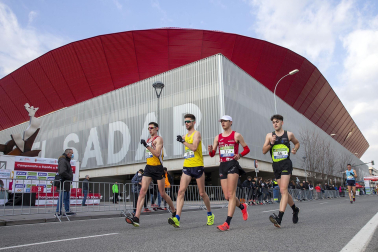 Fotos de los campeonatos de marcha, en Pamplona.