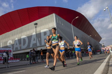 Fotos de los campeonatos de marcha, en Pamplona.