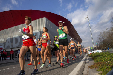 Fotos de los campeonatos de marcha, en Pamplona.
