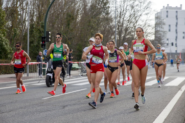 Fotos de los campeonatos de marcha, en Pamplona.