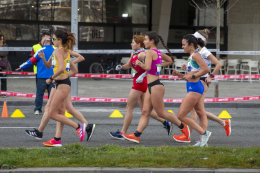 Fotos de los campeonatos de marcha, en Pamplona.