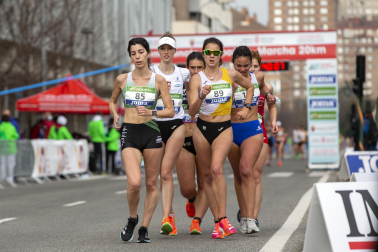 Fotos de los campeonatos de marcha, en Pamplona.