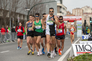 Fotos de los campeonatos de marcha, en Pamplona.