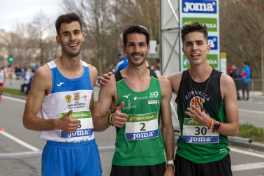 Fotos de los campeonatos de marcha, en Pamplona.