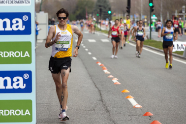 Fotos de los campeonatos de marcha, en Pamplona.