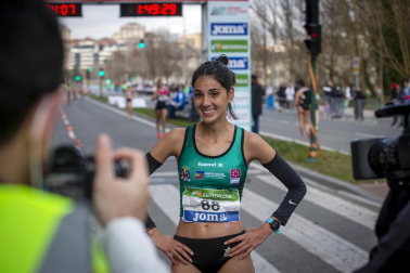 Fotos de los campeonatos de marcha, en Pamplona.