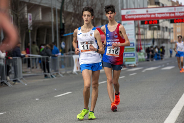 Fotos de los campeonatos de marcha, en Pamplona.